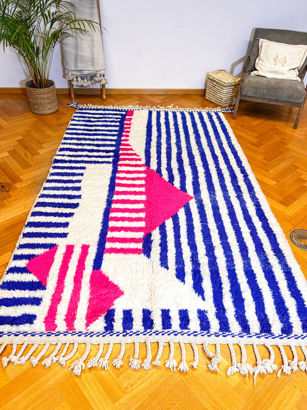 FUNKY : Tapis Beni Ouarain 100% laine