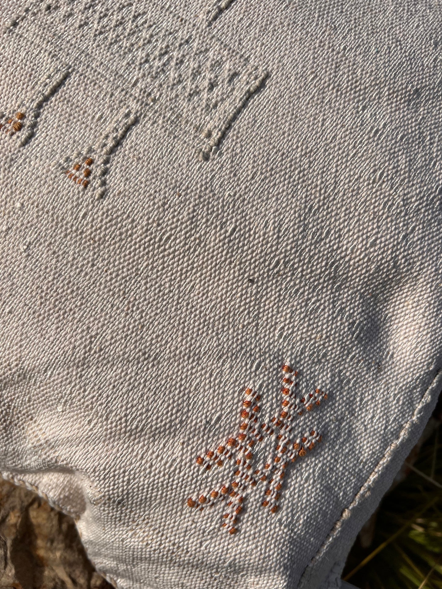 Coussin Sabra en soie de cactus 50cm/50cm Sable